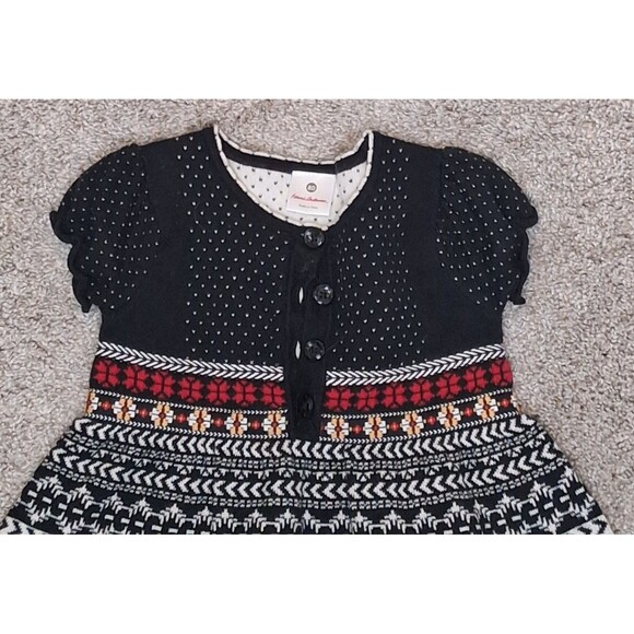 Hanna Andersson Knit Winter Sweater Dress Christmas Size 80 18-24 Months - Picture 3 of 10